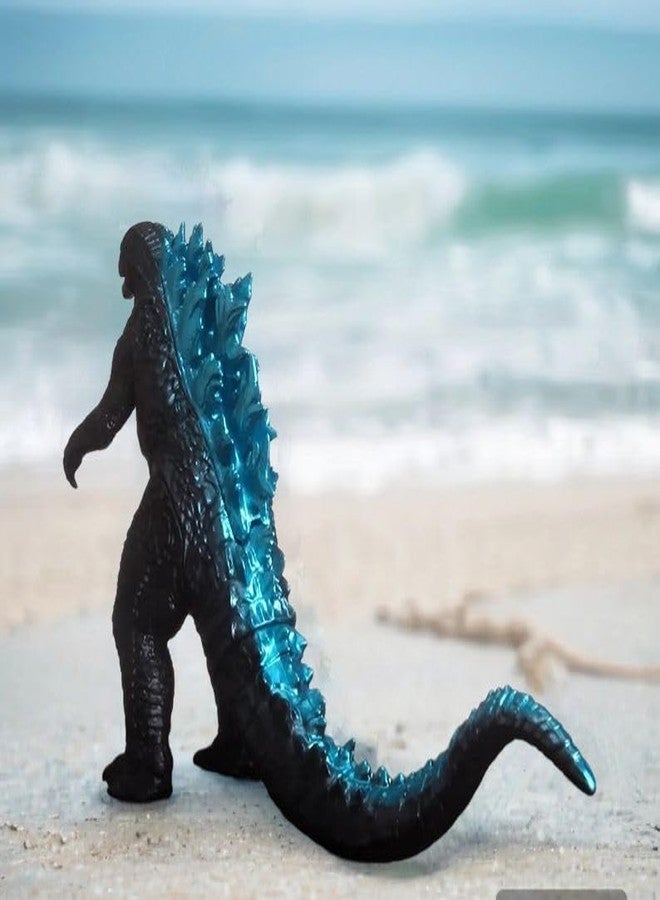 De-Lite Action Figures PVC Anime Movable Collectible Model Statue Toys (Nuclear God-Zilla - Black (Blue Spine), 17cm) - Image 3